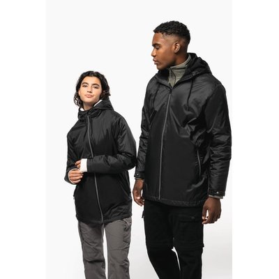 Chaqueta recta con capucha unisex
