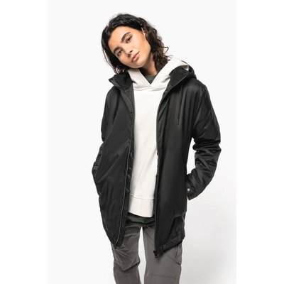 Chaqueta recta con capucha unisex