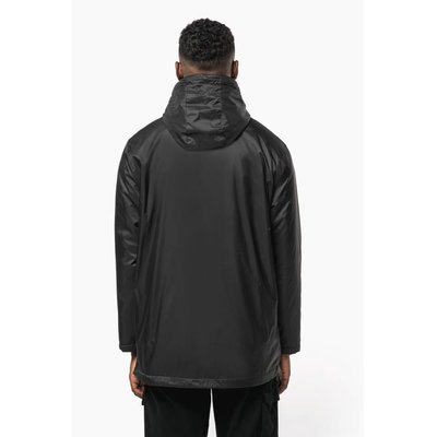 Chaqueta recta con capucha unisex