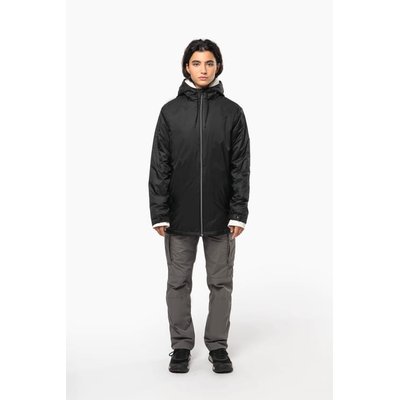 Chaqueta recta con capucha unisex