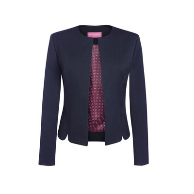 Chaqueta resistente a manchas Navy Pin Dot 6 Uk