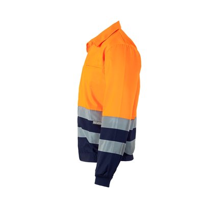 Chaqueta de sarga con cintura elástica