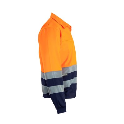 Chaqueta de sarga con cintura elástica