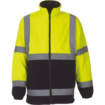 Chaqueta de Seguridad alta visibilidad Hi Vis Yellow / Navy M