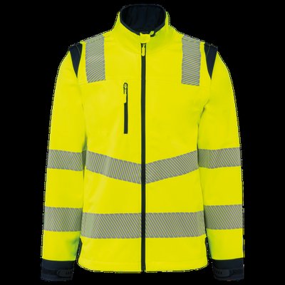 Chaqueta de seguridad con mangas extraibles Hi Viz Yellow / Navy Xxl