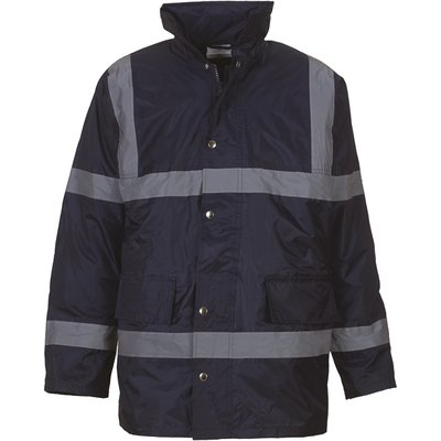 Chaqueta de seguridad de nylon Navy Xl