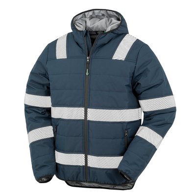 Chaqueta de seguridad tejido antidesgarro Navy S