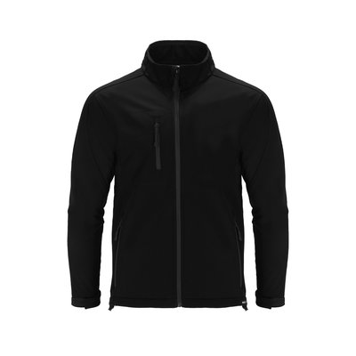 Chaqueta Soft Shell RPET impermeable Neg S