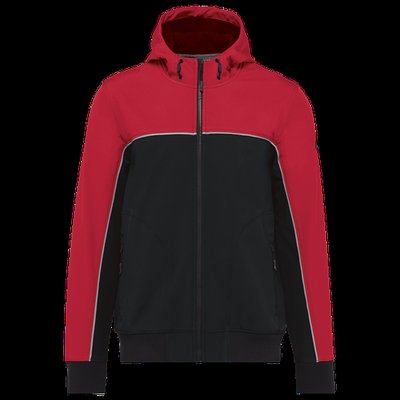 Chaqueta softshell 3 capas Black / Red 5Xl