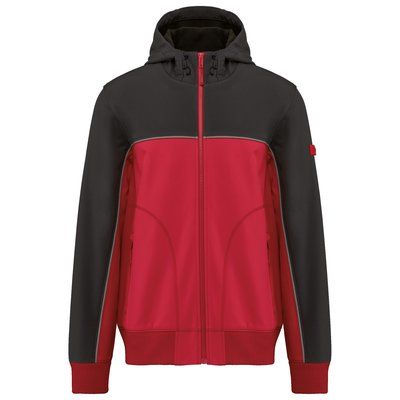 Chaqueta softshell 3 capas Red / Dark Grey XS