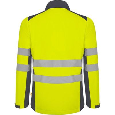 Chaqueta Softshell Alta Visibilidad Cuello Alto