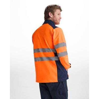 Chaqueta Softshell Alta Visibilidad Cuello Alto
