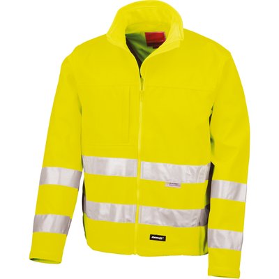 Chaqueta Softshell Alta Visibilidad Fluorescent Yellow 3XL