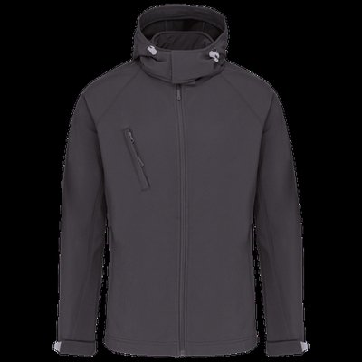 Chaqueta softshell con capucha extraíble Titanium M