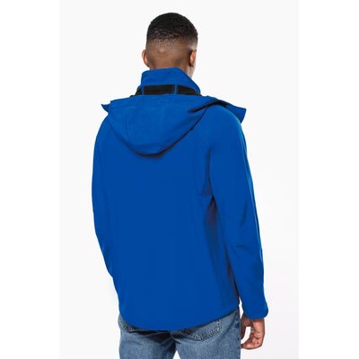 Chaqueta softshell con capucha extraíble