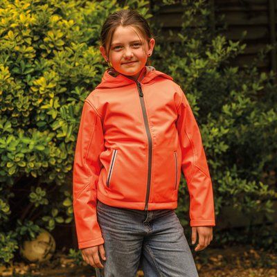 Chaqueta Softshell con capucha para niños