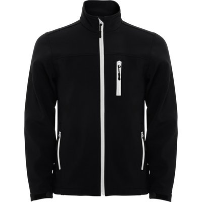 Chaqueta Softshell Cremallera Sellada Negro S