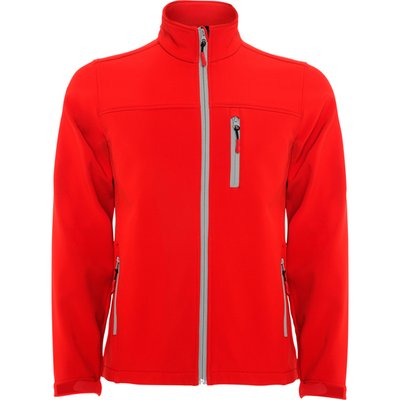 Chaqueta Softshell Cremallera Sellada Rojo 2XL