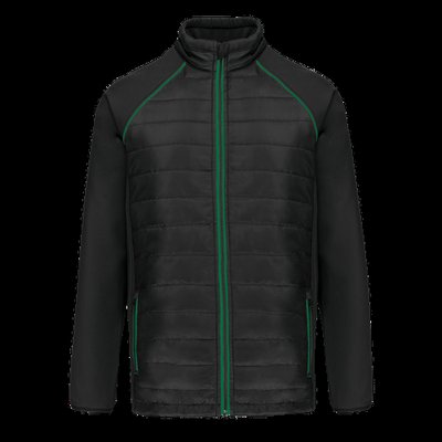 Chaqueta Softshell de dos capas unisex Black / Kelly Green L