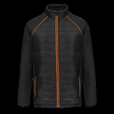 Chaqueta Softshell de dos capas unisex Black / Orange Xs
