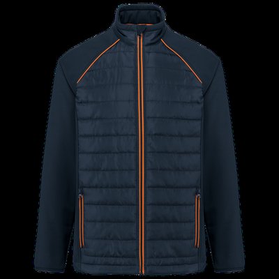 Chaqueta Softshell de dos capas unisex Navy / Fluorescent Orange 5Xl