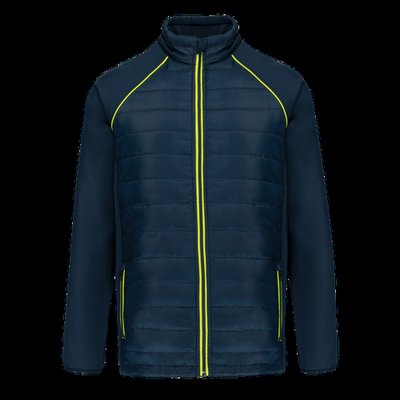 Chaqueta Softshell de dos capas unisex Navy / Fluorescent Yellow 4Xl