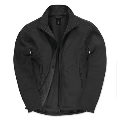 Chaqueta Softshell hombre con bolsillos Black / Black Xl