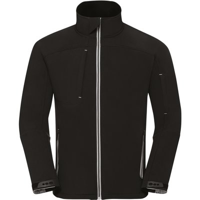 Chaqueta Softshell hombre hidrófuga Black L