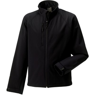 Chaqueta Softshell hombre impermeable Black S