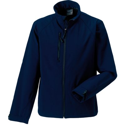 Chaqueta Softshell hombre impermeable French Navy 3XL