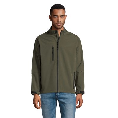 Chaqueta Softshell Impermeable Hombre Army Xxl