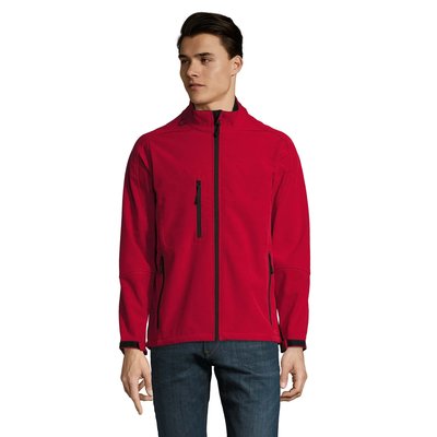 Chaqueta Softshell Impermeable Hombre Rojo Chili 4Xl