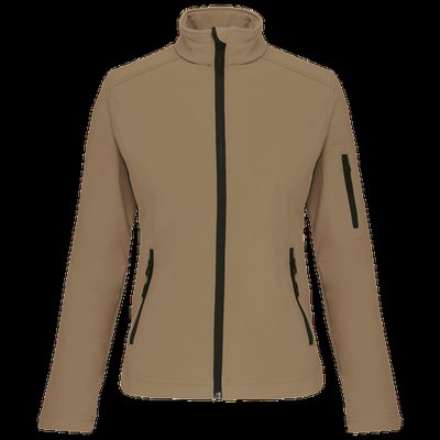 Chaqueta softshell impermeable para muer CAMEL XL