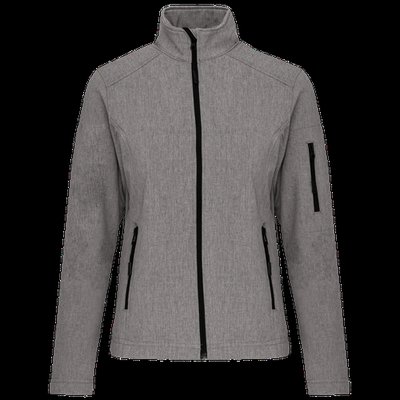 Chaqueta softshell impermeable para muer Marl Grey M