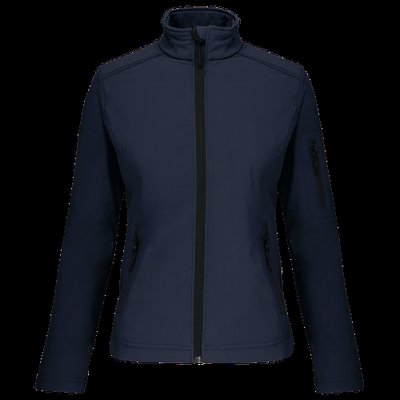 Chaqueta softshell impermeable para muer Navy S