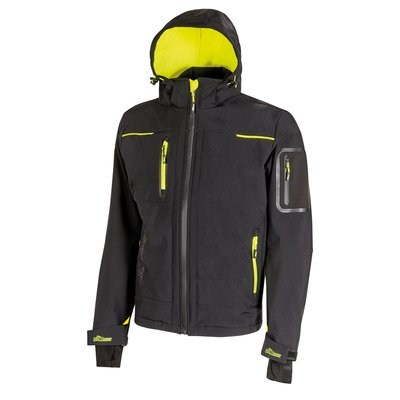 Chaqueta softshell impermeable transpirable Black Carbon S