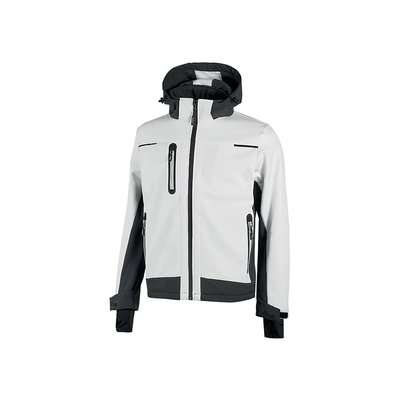 Chaqueta softshell impermeable transpirable White 3Xl