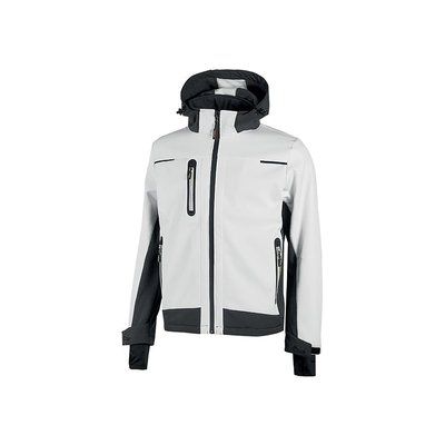 Chaqueta softshell impermeable transpirable White S