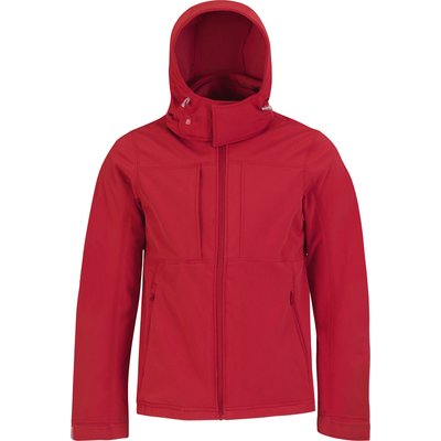 Chaqueta Softshell interior de micropolar con capucha Red XL
