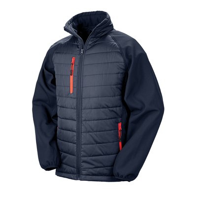 Chaqueta Softshell ligera y cálida Navy / Red M