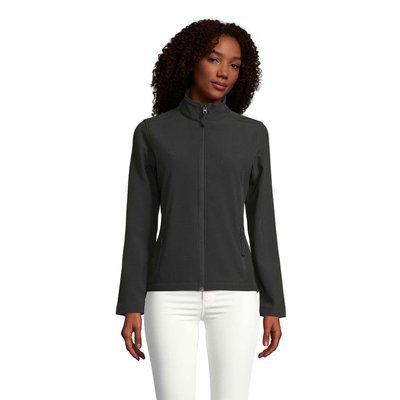Chaqueta Softshell Mujer 280g Negro/ Negro Opaco L