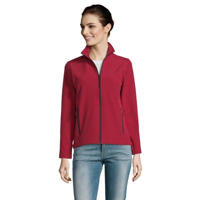 Chaqueta Softshell Mujer 280g Rojo Chili S