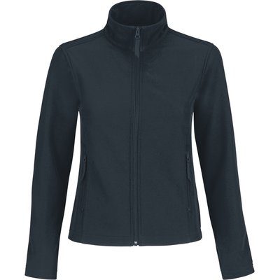 Chaqueta Softshell mujer con bolsillos Navy / Neon Green L