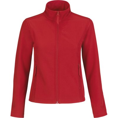 Chaqueta Softshell mujer con bolsillos Red / Warm Grey Xs