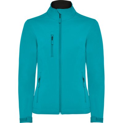 Chaqueta Softshell Mujer con Forro Polar AGUAMARINA S
