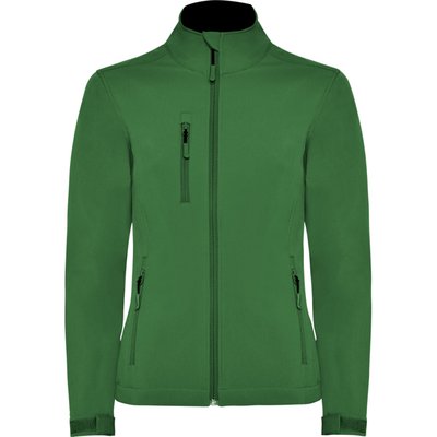 Chaqueta Softshell Mujer con Forro Polar VERDE BOTELLA S
