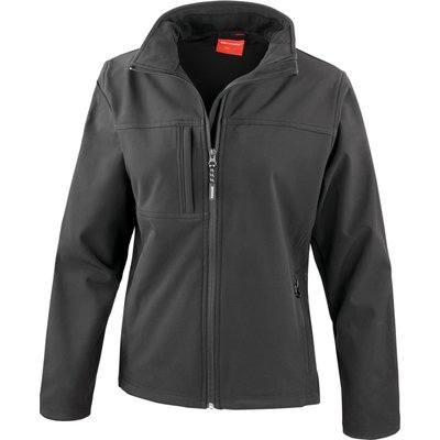 Chaqueta Softshell mujer Hidrófugo y cortavientos Black XL
