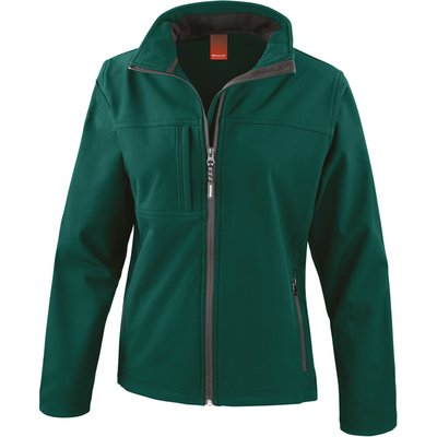 Chaqueta Softshell mujer Hidrófugo y cortavientos Bottle Green L