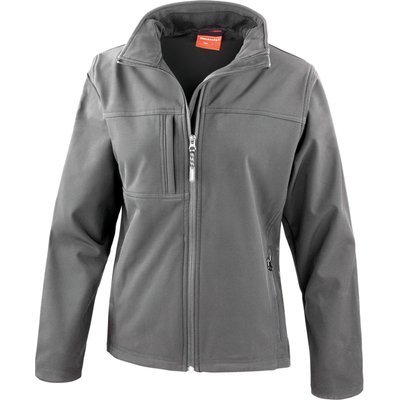 Chaqueta Softshell mujer Hidrófugo y cortavientos Grey M