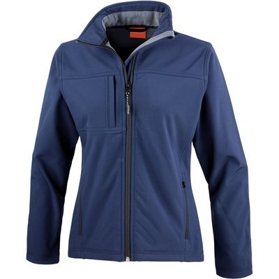 Chaqueta Softshell mujer Hidrófugo y cortavientos Navy Xl